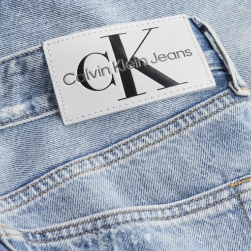 Calvin Klein Denim Korte Broek Denim Light