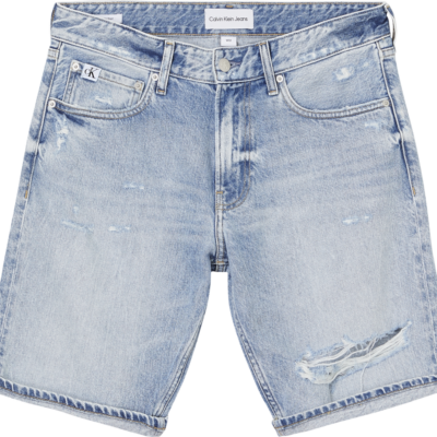 Calvin Klein Denim Korte Broek Denim Light