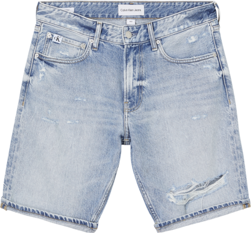 Calvin Klein Denim Korte Broek Denim Light