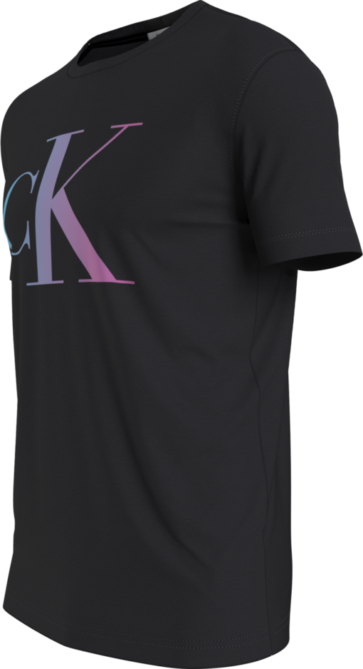 Calvin Klein Slim Monogram T-Shirt CK Black