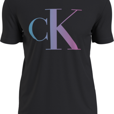 Calvin Klein Slim Monogram T-Shirt CK Black