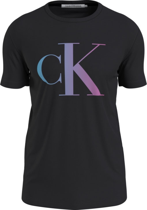 Calvin Klein Slim Monogram T-Shirt CK Black