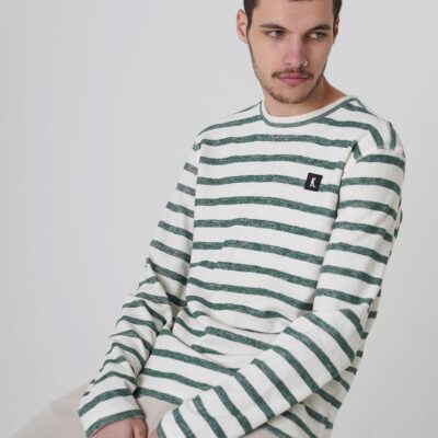 Kultivate Long Sleeve Greenwhich Ecru