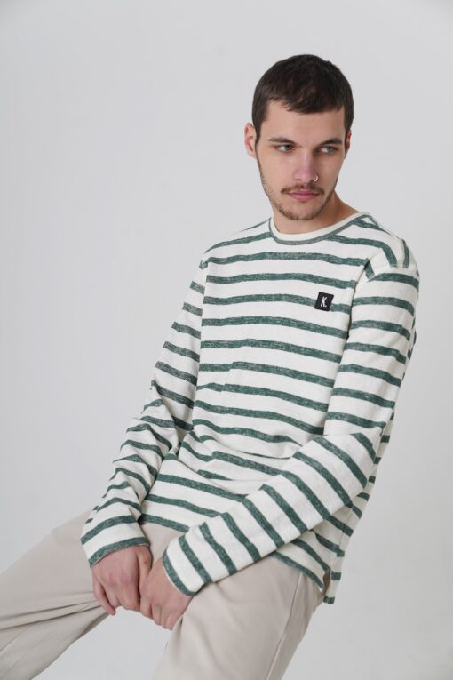 Kultivate Long Sleeve Greenwhich Ecru