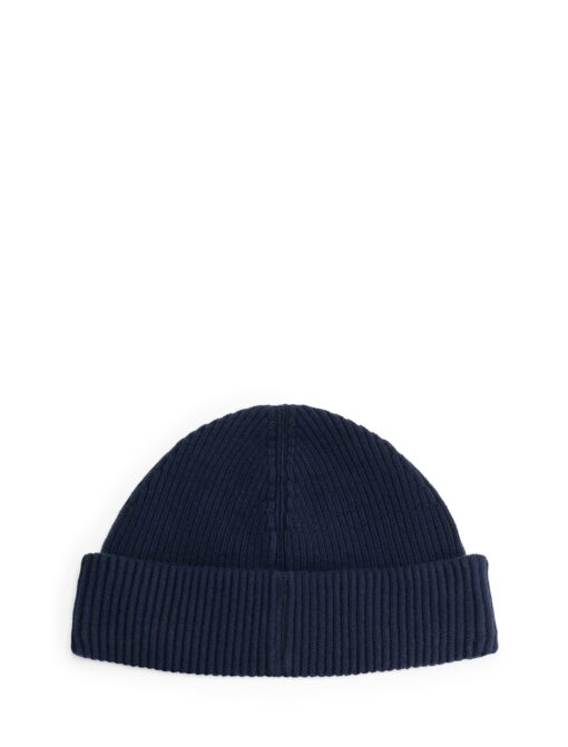 Purewhite Fine Knitted Beanie Navy