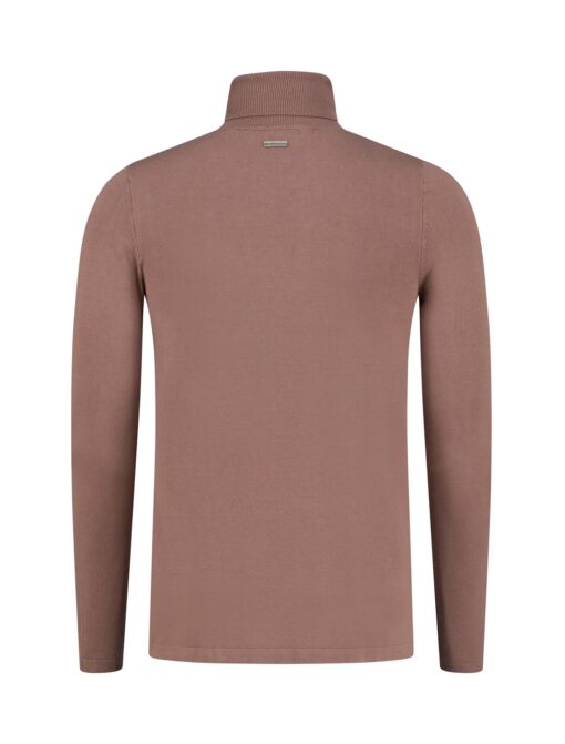 Purewhite Essential Knit Turtleneck Clay