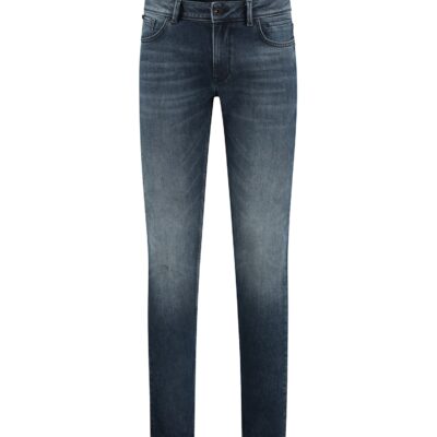 Purewhite The Jone Skinny Fit Jeans Dark Blue Denim