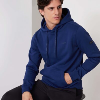 CAVALLARO NAPOLI MARIZINO HOODIE HELDERBLAUW