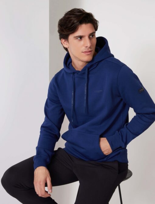 CAVALLARO NAPOLI MARIZINO HOODIE HELDERBLAUW