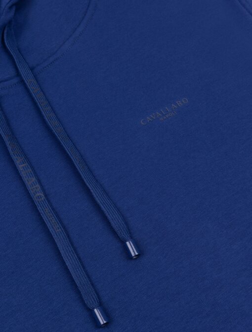 CAVALLARO NAPOLI MARIZINO HOODIE HELDERBLAUW