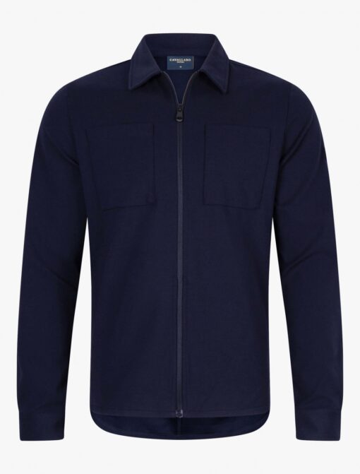 CAVALLARO NAPOLI ZINAMBO OVERSHIRT DONKERBLAUW