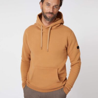 CAVALLARO NAPOLI MARIZINO HOODIE CAMEL