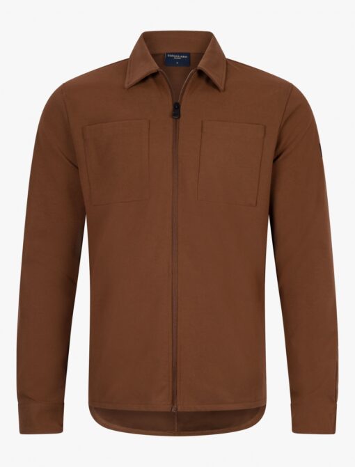 CAVALLARO NAPOLI ZINAMBO OVERSHIRT CAMEL