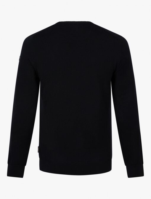 CAVALLARO NAPOLI MERINO R-NECK PULLOVER BLACK