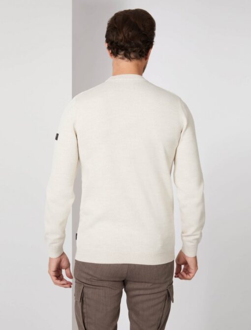 CAVALLARO NAPOLI MORNAGO R-NECK PULLOVER ZAND