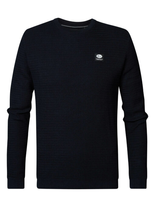 Petrol Industries Knitwear Ronde hals Dark Sapphire