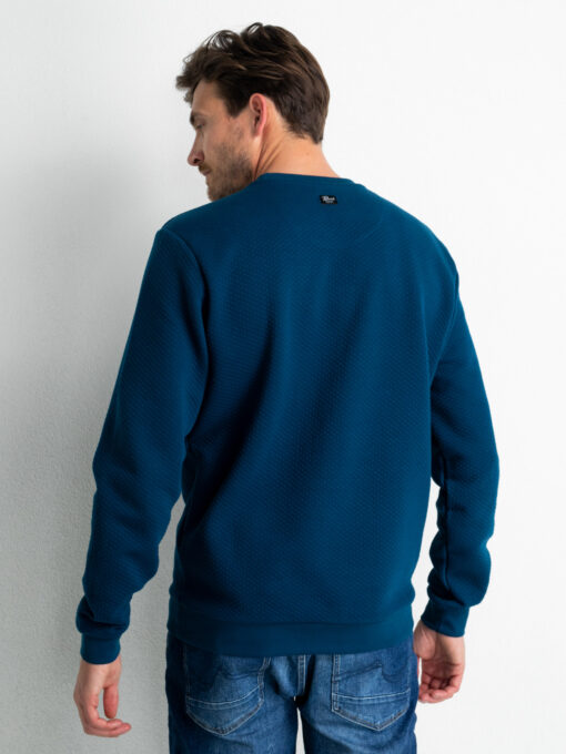 Petrol Industries Klassieke sweater Dark Lagoon