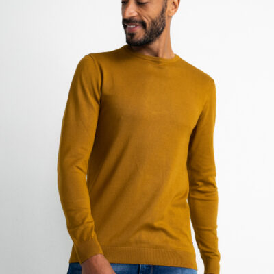 Petrol Industries Fijngebreide pullover Dark Gold