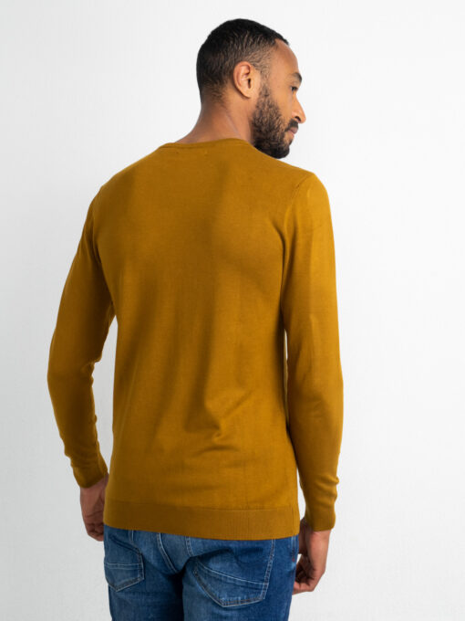 Petrol Industries Fijngebreide pullover Dark Gold