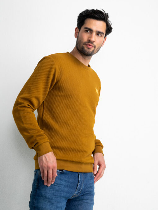 Petrol Industries Klassieke sweater Dark Gold