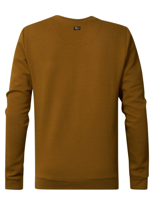 Petrol Industries Klassieke sweater Dark Gold