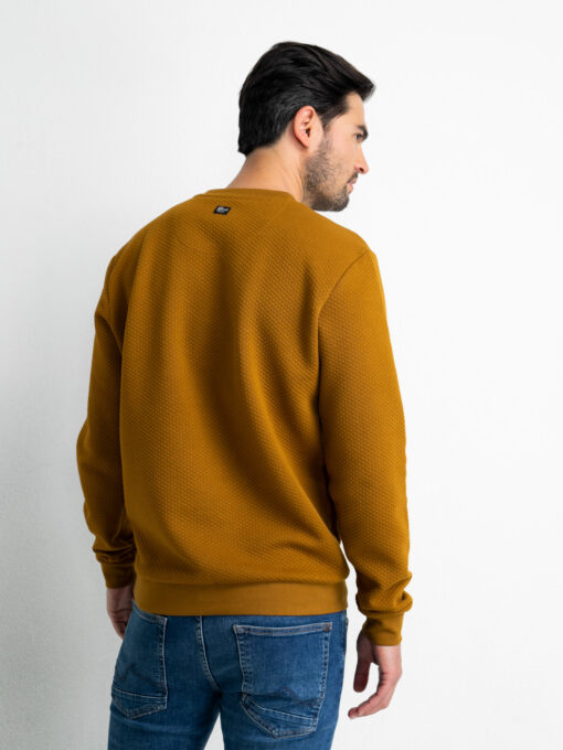 Petrol Industries Klassieke sweater Dark Gold