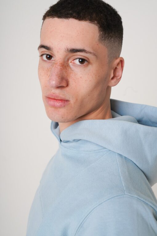 Kultivate Sweater Plates Blue Fog