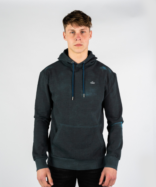 SEAS'SONS HOODIE DARK GREY-BLUE