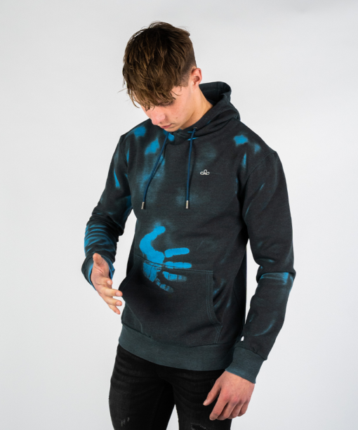 SEAS'SONS HOODIE DARK GREY-BLUE