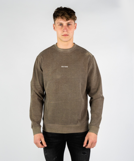 SEA'SONS SWEATER BROWN-BEIGE