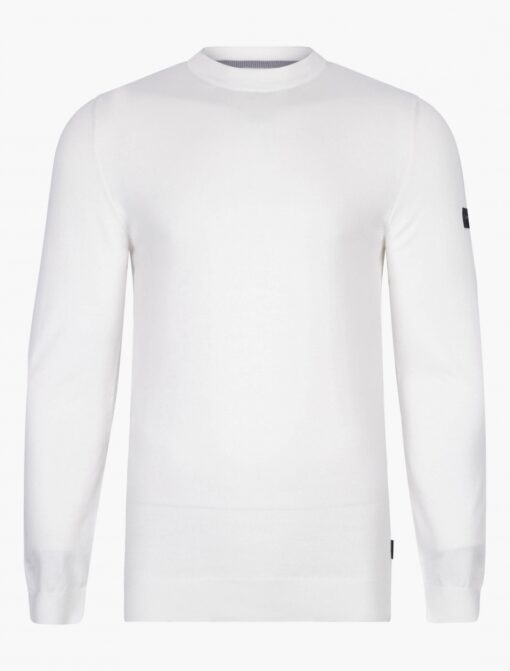 CAVALLARO NAPOLI SORRENTINO R-NECK PULLOVER OFF WHITE