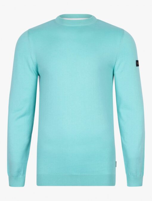 CAVALLARO NAPOLI SORRENTINO R-NECK PULLOVER BLAUW