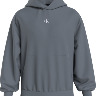 Calvin Klein Monogram Hoodie Grijs