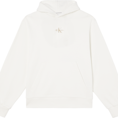 Calvin Klein Monogram Hoodie Ivory