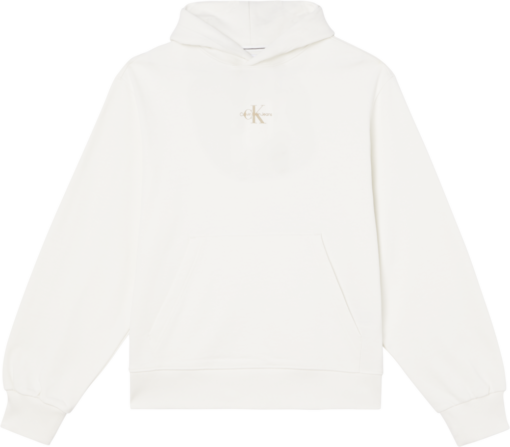 Calvin Klein Monogram Hoodie Ivory