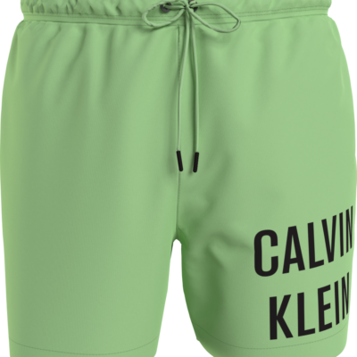 Calvin Klein Medium Zwemshort Met Trekkoord Intense Power Lime Mist