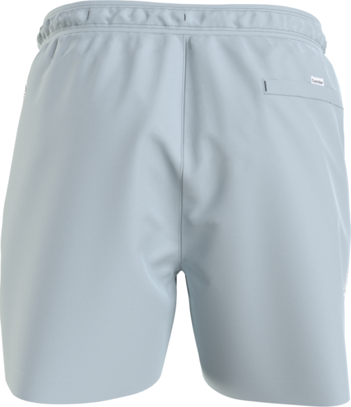 Calvin Klein Medium Zwemshort Met Trekkoord Logo Tape Icestorm