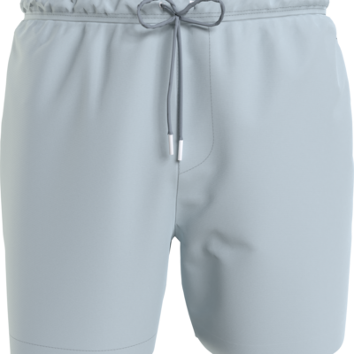 Calvin Klein Medium Zwemshort Met Trekkoord Logo Tape Icestorm