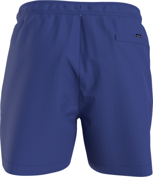 Calvin Klein Medium Zwemshort Met Trekkoord Core Solids Mid Azure Blue