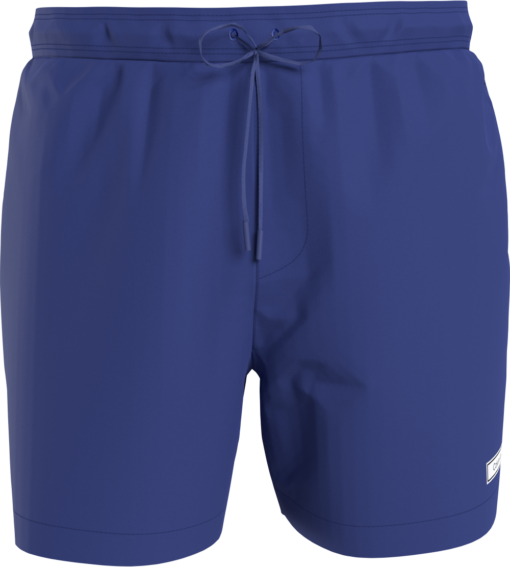 Calvin Klein Medium Zwemshort Met Trekkoord Core Solids Mid Azure Blue