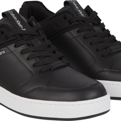 Calvin Klein Leren Sneakers Black