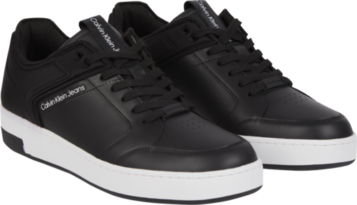 Calvin Klein Leren Sneakers Black