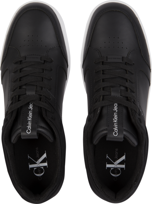 Calvin Klein Leren Sneakers Black