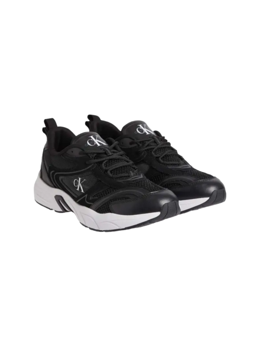 Calvin Klein Leren Sneakers Black/White