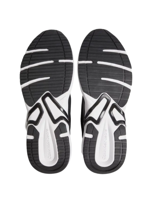 Calvin Klein Leren Sneakers Black/White