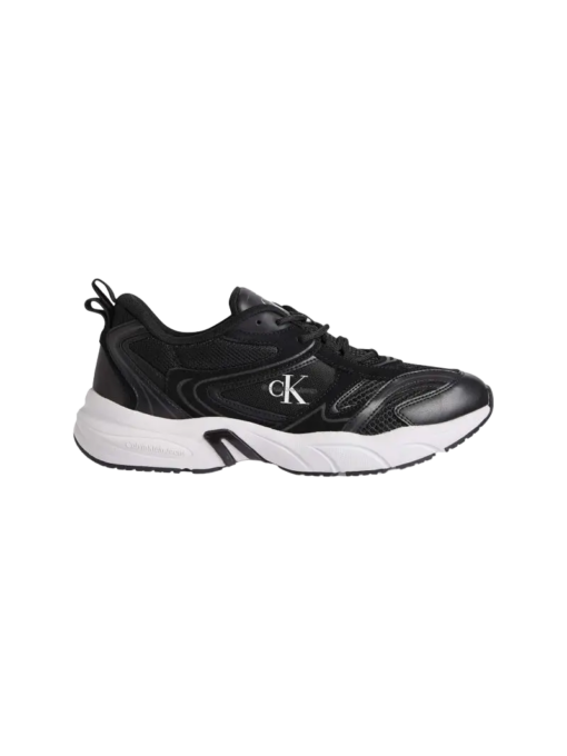 Calvin Klein Leren Sneakers Black/White