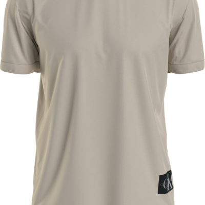 Calvin Klein T-Shirt Met Embleem Classic Beige