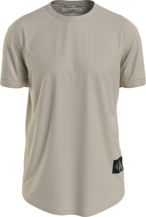 Calvin Klein T-Shirt Met Embleem Classic Beige