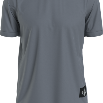 Calvin Klein T-Shirt Met Embleem Overcast Grey