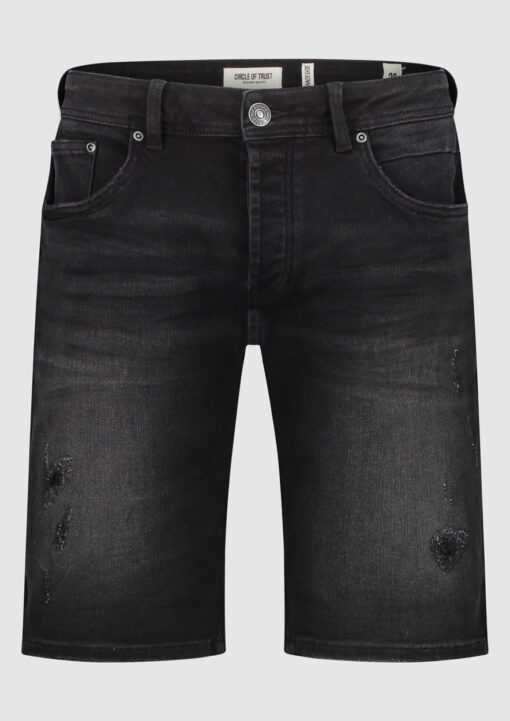 CIRCLE OF TRUST CONNOR DENIM SHORT BLACKED SMOKE